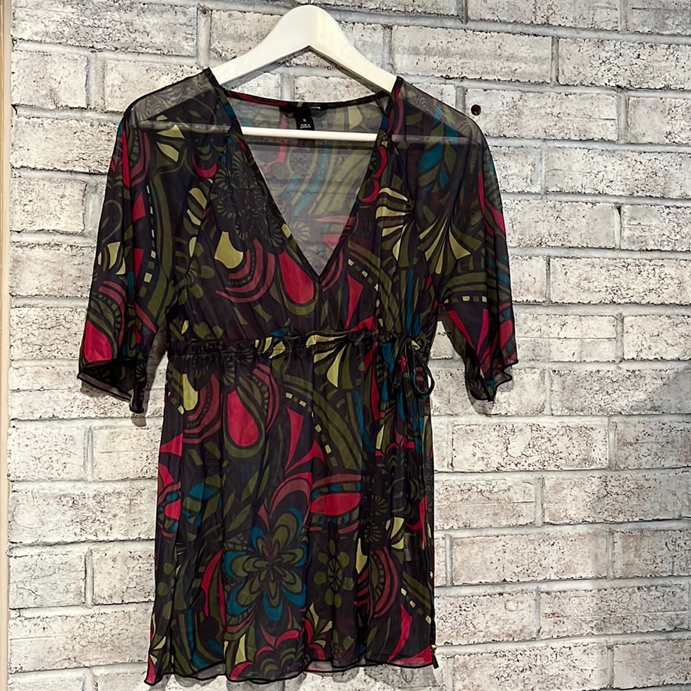 H&M Sheer Waist Shirt